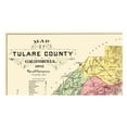 thumbnail image 4 of Historic County Map - Tulare County California - Thompson 1892 - Vintage Wall Art, 4 of 4