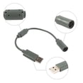 thumbnail image 3 of XBOX360 Gamepad Cable, USB Breakaway Adapter Connection Cord Plug Gray 10.6inch with for Wired Controller, 3 of 8