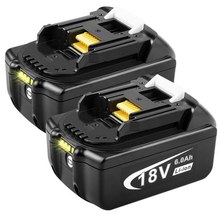 

2Pack 6.0Ah Battery For Makita 18V LXT Li-ion BL1860 BL1850 BL1830 Cordless Tool