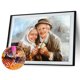 thumbnail image 1 of Cuadros Decorativos 5D bricolaje completo taladro diamante pintura parejas mayores kits de punto de cruz (hg835) Ehuebsd embutido en tela, 1 of 9