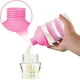 thumbnail image 4 of Dispensador de fórmula portátil de 3 niveles (rosa) Caja de almacenamiento de dulces para bebés, 4 of 5