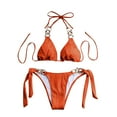 thumbnail image 3 of Great Gifts for Less Ofreoo Cheeky Thong Bikini Mini String Swimsuits with Ties for Women, 3 of 3