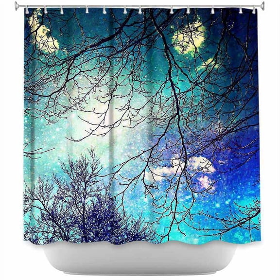 Shower Curtains - DiaNoche Designs - Night Sky