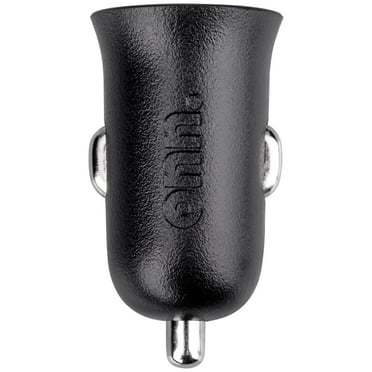 onn. USB Universal12W Car Charger, Black