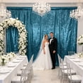 thumbnail image 4 of Shimmer Wall Backdrop, Cable-Mounted Sequin Background Curtain for Wedding Anniversary Birthday Party, Photo Booth, Indoor Reception & Photoshoot Decoration, Glamour Party Decor, 4 of 6