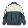 thumbnail image 4 of YLSDY Vintage Athletic Jacket for Men Casual Zip Up Lightweight Coat Trendy Patchwork Color Block Workout Pockets Jackets Army Green XXXL, 4 of 6