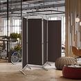 thumbnail image 1 of Costway Biombo Plegable de 4 Paneles Separador de Espacios de Pantalla de Tela para Porche Oficina Sala de Estar 221 x 51 x 188 cm, 1 of 10