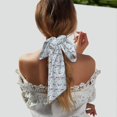 thumbnail image 3 of Zufioo Poodle Dog Print Women's Long Silk Scarves, Dust and Sun Protection Headscarves, Scarves, Handbags, Clothing Accessories, Suitable for Travel, Dating-One Size, 3 of 7