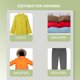 thumbnail image 1 of WASHWEPE 10Ud De PVC Khaki Antideslizantes Para Ropa Con Gancho Para Ropa En Casa, 1 of 6
