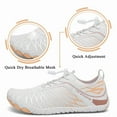 thumbnail image 6 of Stepedia Women's Wide Toe Box Barefoot Water Shoes Quick Dry Athletic Hiking Shoes, White 9 Wide, 6 of 7