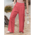 thumbnail image 2 of Women Linen Palazzo Pants, 2 of 8