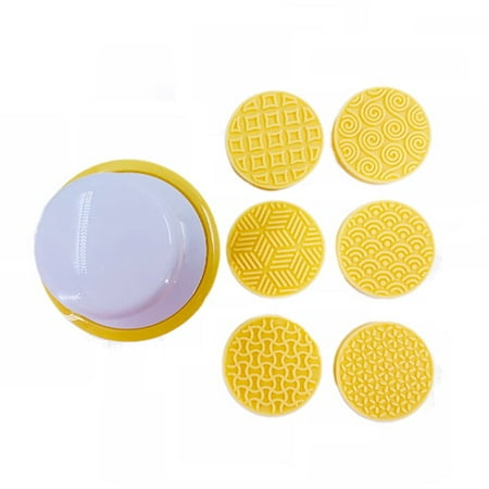 

7PCS/Lot Cartoon Cookies Stamps Molds Plunger Chocolate Fondant Cake Embosser Cutter Bakeware Kitche
