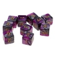 thumbnail image 1 of Juego dos de múltiples caras de 10 piezas, perfecto para juegos dos y Morado + Gris Zulema Juego de dados de 6 caras, 1 of 8
