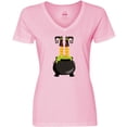 thumbnail image 3 of Inktastic Halloween, Witch Cauldron, Witch Legs, Potion Women's V-Neck T-Shirt, 3 of 5