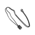 thumbnail image 2 of Collar colgante de cremación Hugo acero inoxidable negro, 2 of 5
