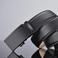 thumbnail image 2 of Ceinture Homme, Ceinture en Cuir pour HommeStyle A, Rglable Ceinture Boucle Automatique 3.5cm * 120cm (Bote incluse), Ceinture en cuir d'affaires, Va, 2 of 5