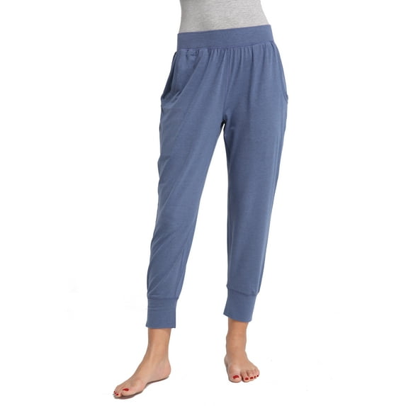 CYZ Women's Cotton Stretch Knit Pajamas Jogger Pants/Lounge Pants