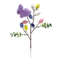thumbnail image 2 of Easter Eggs Bunny Spray Vines, Pastel Easter Eggs Lavender Rabbit Fake Flowers Stems Easter Decorations for Spring Easter Party Home Floral Arrangement, Twig Branches for Vase Table Centerpieces, C, 2 of 5