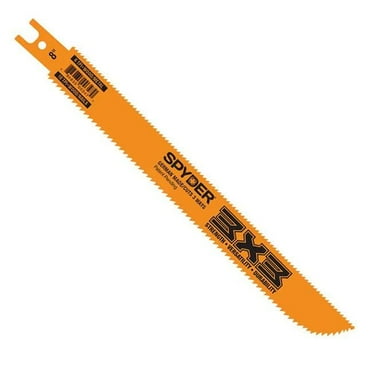 Spyder 3X3™ Double-Sided 8-Inch Wood/Metal Cutting 6/10-TPI Reciprocating Saw Blade 200177