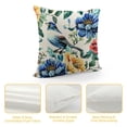 thumbnail image 4 of Shiartex Blue and White Floral Pillow Covers, Spring Hydrangea Hibiscus Flower Throw Pillow Covers Outdoor Decorative Pillow Case for Couch Bed Sofa Cushion Home Decor 22x22in, 4 of 5
