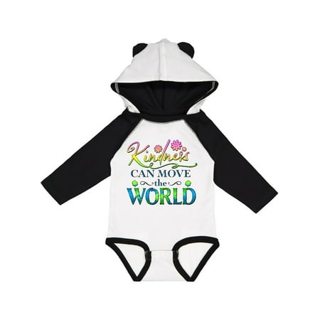 

Inktastic Kindness Can Move the World- with flowers Gift Baby Boy or Baby Girl Long Sleeve Bodysuit