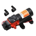 thumbnail image 2 of Bomba De De Agua De Diafragma 12V 1.2 GPM 35PSI De Agua De Cebado Automático Para Rv (negro) Cola bomba de presión de agua rv 12v, 2 of 8