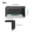 thumbnail image 4 of Solar Powered Deck Light Patio al aire libre Patio Foco impermeable Lámpara de camino de escalera 4 piezas Methold HA7082-00B*4, 4 of 7