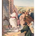 thumbnail image 3 of Stecher Litho. Co 15x16 Black Modern Framed Museum Art Print Titled - Jesus Riding into Jerusalem (1905), 3 of 5