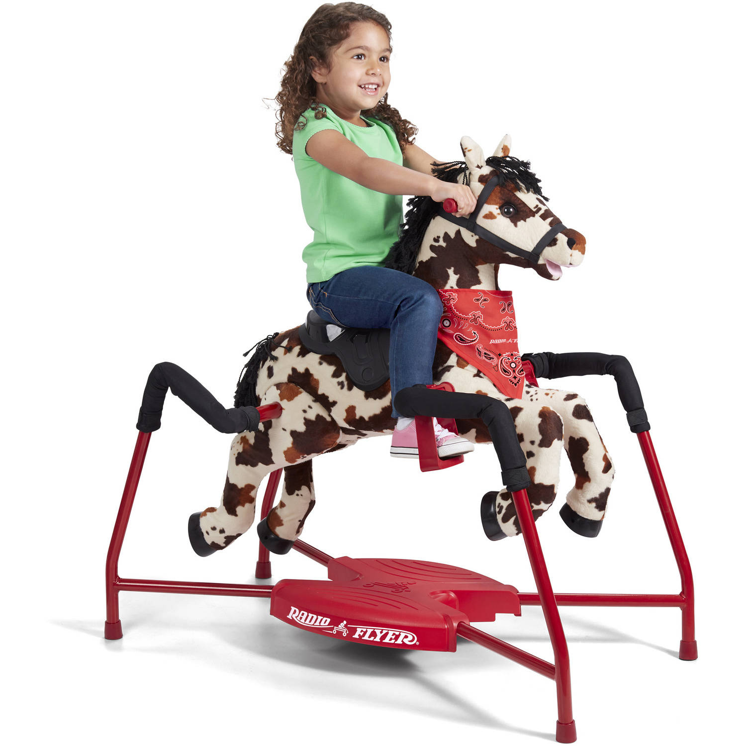 Radio Flyer, Freckles Interactive Spring Horse, Ride-on for Boys and Girls, for Kids 2 - 6 years old - image 2 of 18