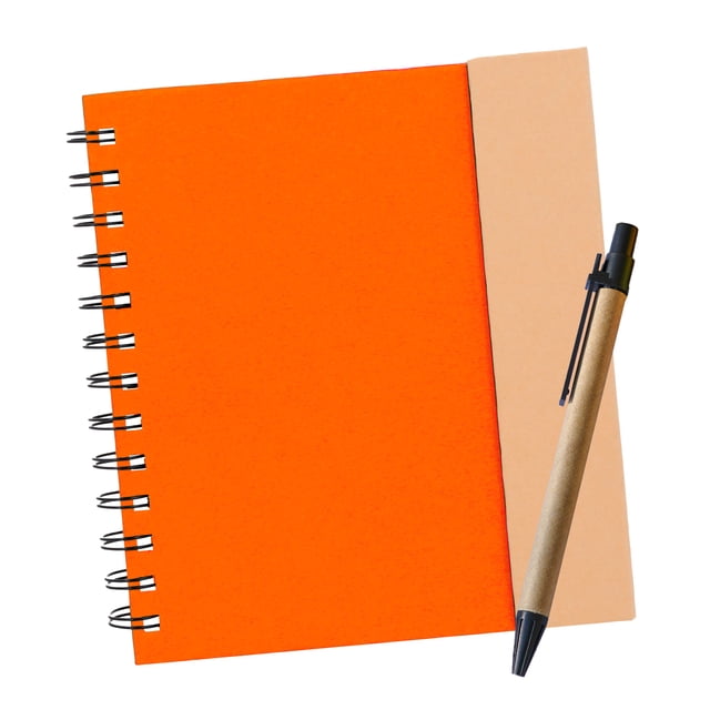 Libreta Ecológica de Cartón con Espiral y Cierre Magnético | Con Notas Adhesivas, Blocks de Notas y Bolígrafo | 70 Hojas Rayadas | Cuaderno de Notas Ideal para Papelería, Oficina y Escuela