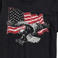 thumbnail image 3 of Instant Message - Eagle American Flag   - Men's Short Sleeve Graphic T-Shirt, 3 of 6