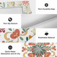 thumbnail image 6 of White Boho Outdoor Rug for Patio/Deck/Porch, Non-Slip Large Area Rug 6 x 9 Ft, Retro Ethnic Colorful Flower Aesthetic Art Indoor Outdoor Rugs Washable Area Rugs, Reversible Camping Rug Carpet Runner, 6 of 8