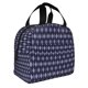 thumbnail image 2 of Fotbe Purple and Blue Squares Bolsa Térmica con Estampado y Forro de Aluminio Grueso Bolsa de Almuerzo con Bolsillo Frontal para Hombres y Mujeres, Ideal para Trabajo, Escuela, 2 of 8