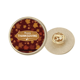 thumbnail image 1 of Broche de oro metálico circular ilustracion hoja Día de Acción de Gracias, 1 of 3