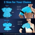 thumbnail image 2 of Comfytemp Shoulder Ice Pack Rotator Cuff Cold Therapy Wrap Fsa Eligible Gel Ice Packs For Injuries Reusable Instant Cold Compress Shoulder Brace For Pain Relief Surgery Recovery Item Gift (Large), 2 of 4