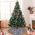 thumbnail image 7 of Lsque Daisies Flowers Print Christmas Tree Skirt, Tree Skirt with Ties or Velcro, Perfect for Holiday Decorations, Halloween, and New Year-30", 7 of 7