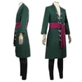 thumbnail image 2 of Anime One Piece Roronoa Zoro Cosplay disfraces Kimono disfraces de Halloween para hombres ropa de juego de rol P, 2 of 4