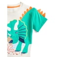 thumbnail image 7 of Wonder Nation Toddler Boys Short Sleeve Graphic Tee with 3D Spikes, Sizes 12M-5T, 7 of 7