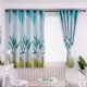 thumbnail image 5 of Cortina Deco Lily Printing Ventana Persianas Sala de estar opacas (Azul) Tmvgtek Libre de BPA, 5 of 9