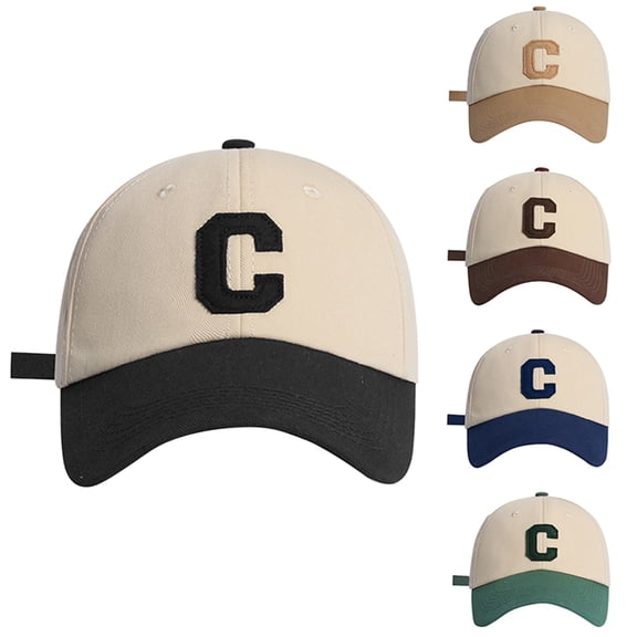 Hot Sales Under $5 Green Trucker Hat Men GIJNRIUIUA Spring/Summer Big Headed Soft Top C Letter Colored Tongue Hat Baseball Hat Fishing Hat