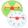 thumbnail image 4 of CIMAXIC Fête 2 Pcs Roue de Prix Roue de Roulette Roue de Jeu de Fortune Roue Rotative Accessoires de Jeu de Fête,3.94"X3.94"X0.35 Pouces, 4 of 4