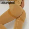 thumbnail image 6 of COMFREE Women Seamless Ruched Butt Lifting Leggings High Waist Yoga Pants Tummy Control Workout Gym Scrunch Booty Tights Sports Compression, 6 of 7