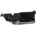 thumbnail image 4 of COROLLA/MATRIX 03-08 / TACOMA 05-12 FRONT INTERIOR DOOR HANDLE LH, Chrome Lever+Black Bezel (=REAR), 4 of 5