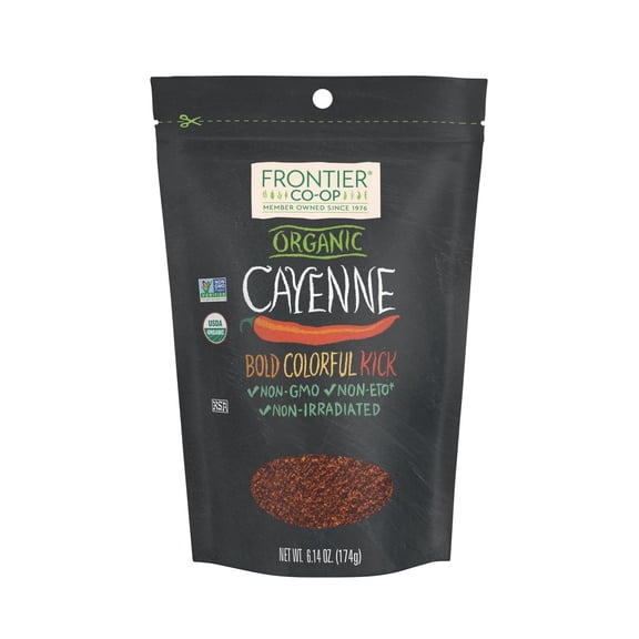 Frontier Co-op Certified Organic Ground Cayenne, 6.14 oz. Bag