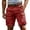 Red_0320Y&08, variant on Fabrcox S-4XL Cargo Men Shorts Big and Tall Athletic Shorts Men Outdoor Running Going Out Mens Bermuda Shorts with Pockets No Belt XL