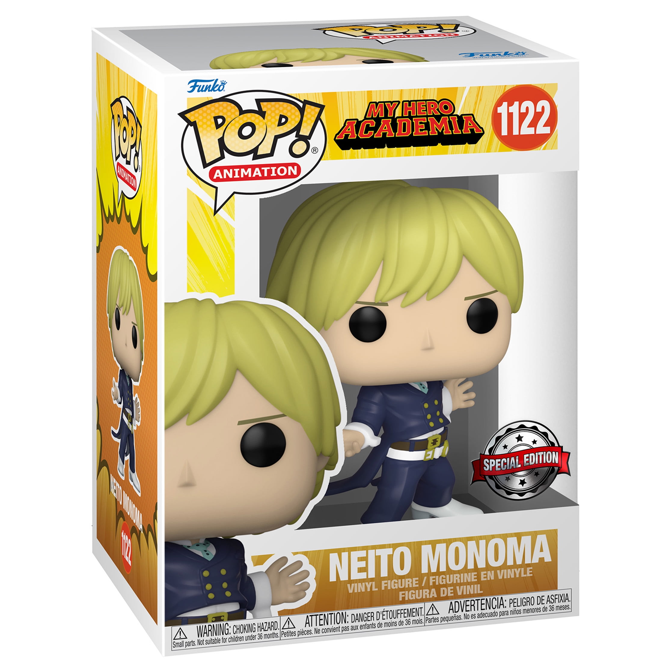 Funko Pop! Animation My Hero Academia Neito Monoma Vinyl Figure Exclusive