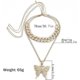 thumbnail image 2 of Collar para mujer, gargantilla de cristal dorado de Hip Hop, cadena con diamantes de imitación brillantes, accesorio de moda para niñas, 2 of 4