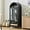 Black, variant on TYBOATLE 71" Tall Arched Pantry Cabinet with Innovative Drawer, Kitchen Cabinet with Anti-Tipping Device and Glass Door, Versatile Cupboard for Kitchen, Dining, Black