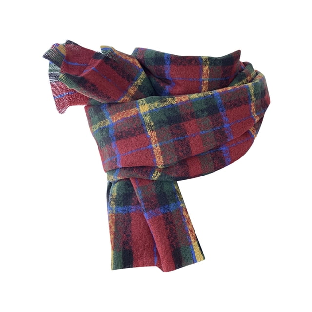 YOUSNH Foulard Femme Automne Hiver Foulard Classique Chaude Douce Grande Couverture Châle Foulard Hiver pour Femme Rouge Taille Unique