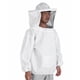 thumbnail image 3 of Traje blanco antipicaduras de abejas con velo de protección para una apicultura segura Chaqueta y sombrero de apicultor profesional, 3 of 5